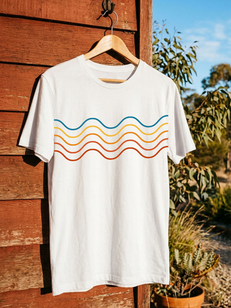 Onda Wave Tee — Buganvilla